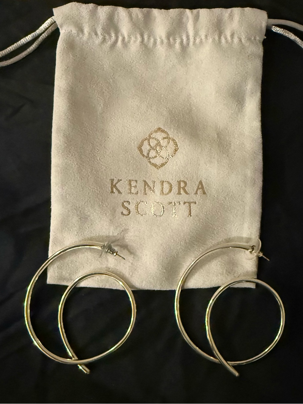 Kendra Scott Gold Double Hoop Earrings